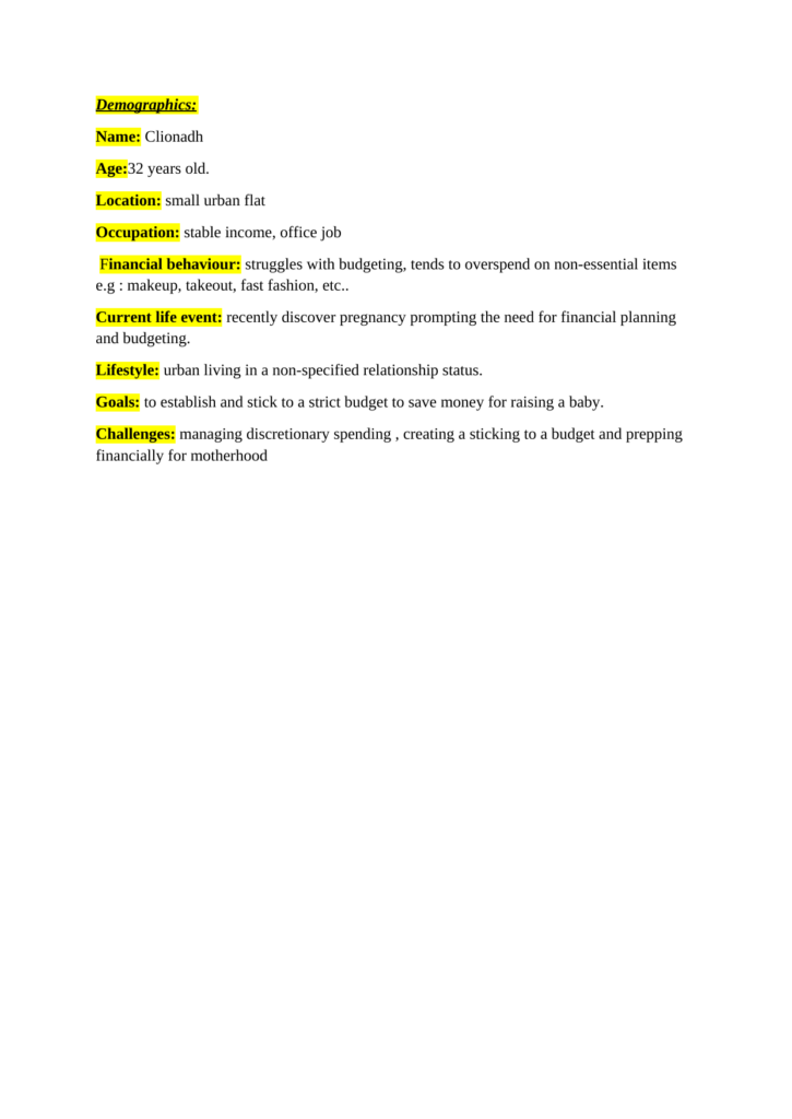 Persona Profile — page 2