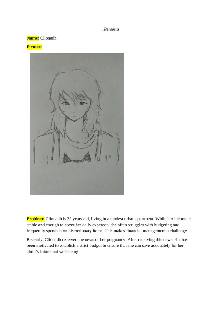 Persona Profile — page 1