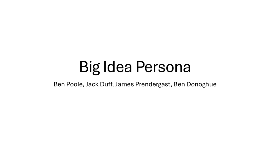 Persona Profile — page 1
