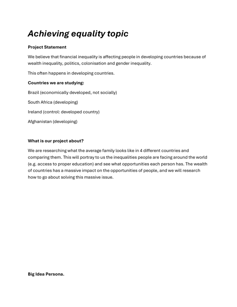 Persona Profile — page 1